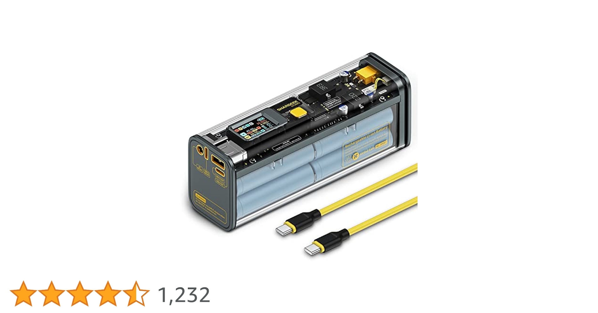 Amazon | SHARGE STORM2 Power Bank(25600mAh / 大容量モバイル